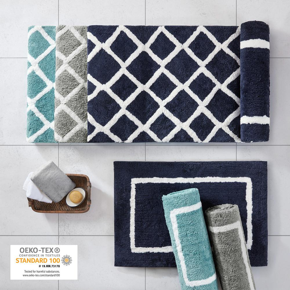 Reversible High Pile Tufted Microfiber Bath Rug