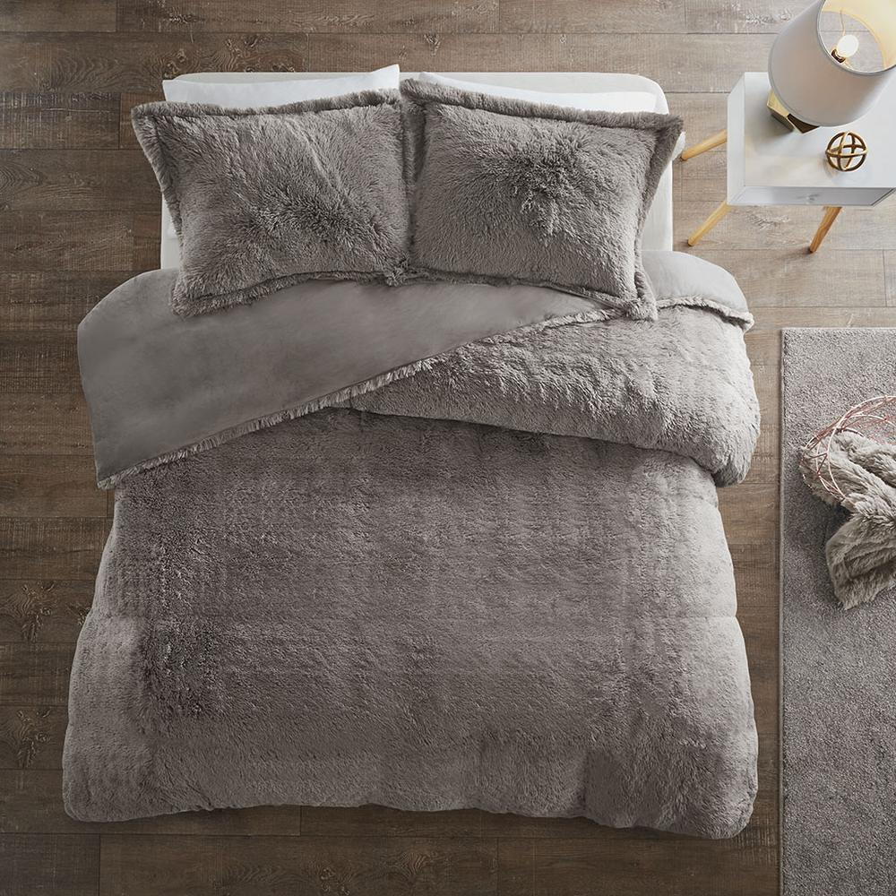 Shaggy Fur Duvet Cover Set