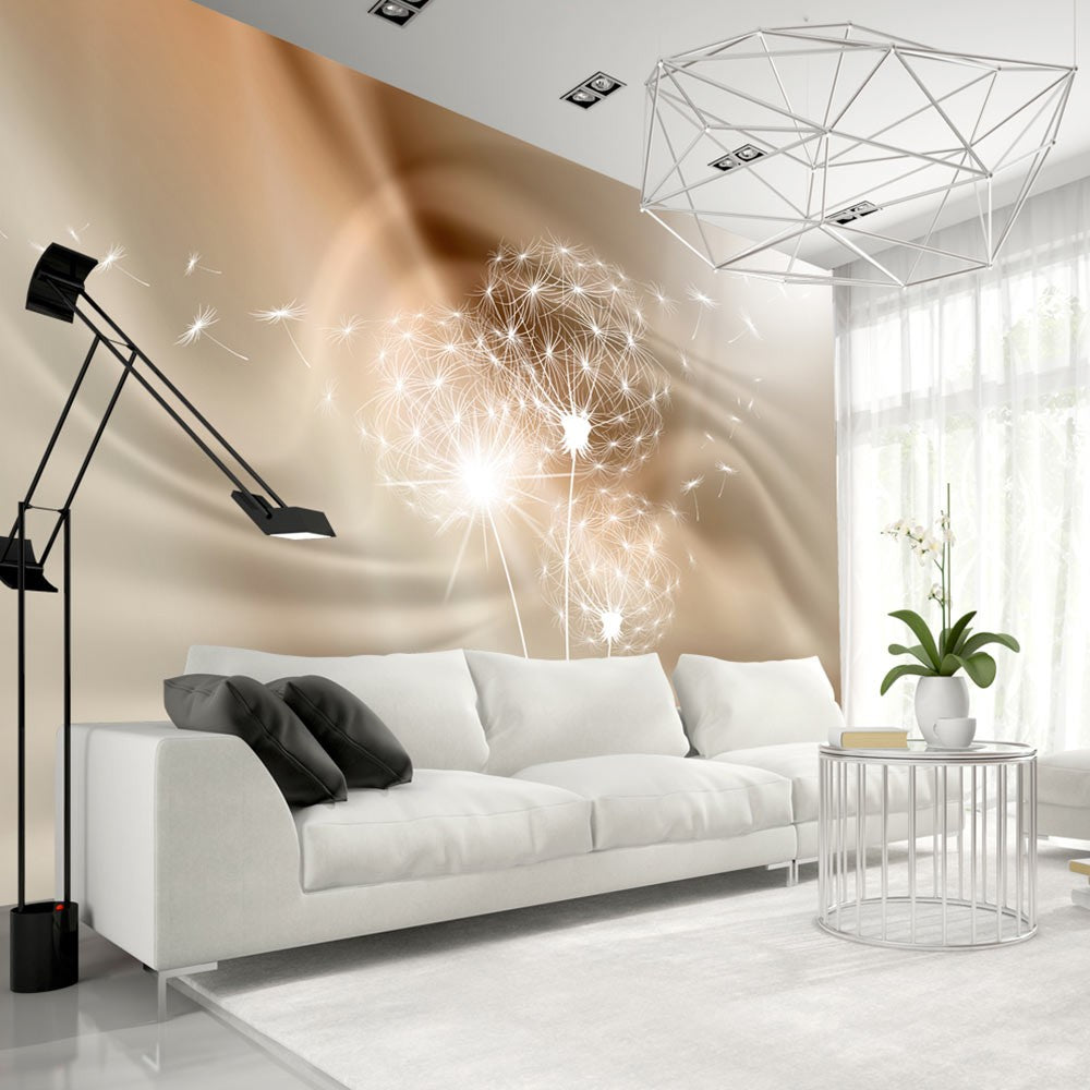 Solar Illusion Wall Mural Wallpaper – Radiant Abstract Design on Premium Non-Woven Material