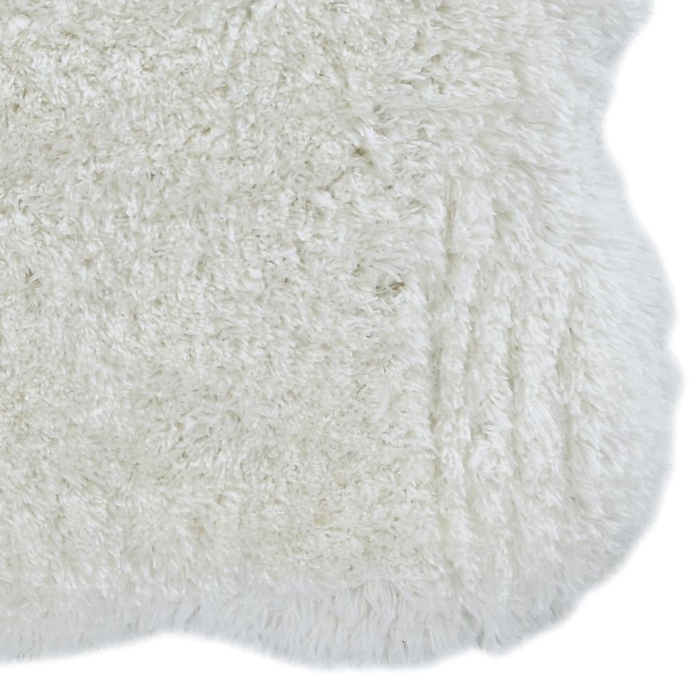 Faux Lamb Skin Ivory 3.6x5.6, Rug