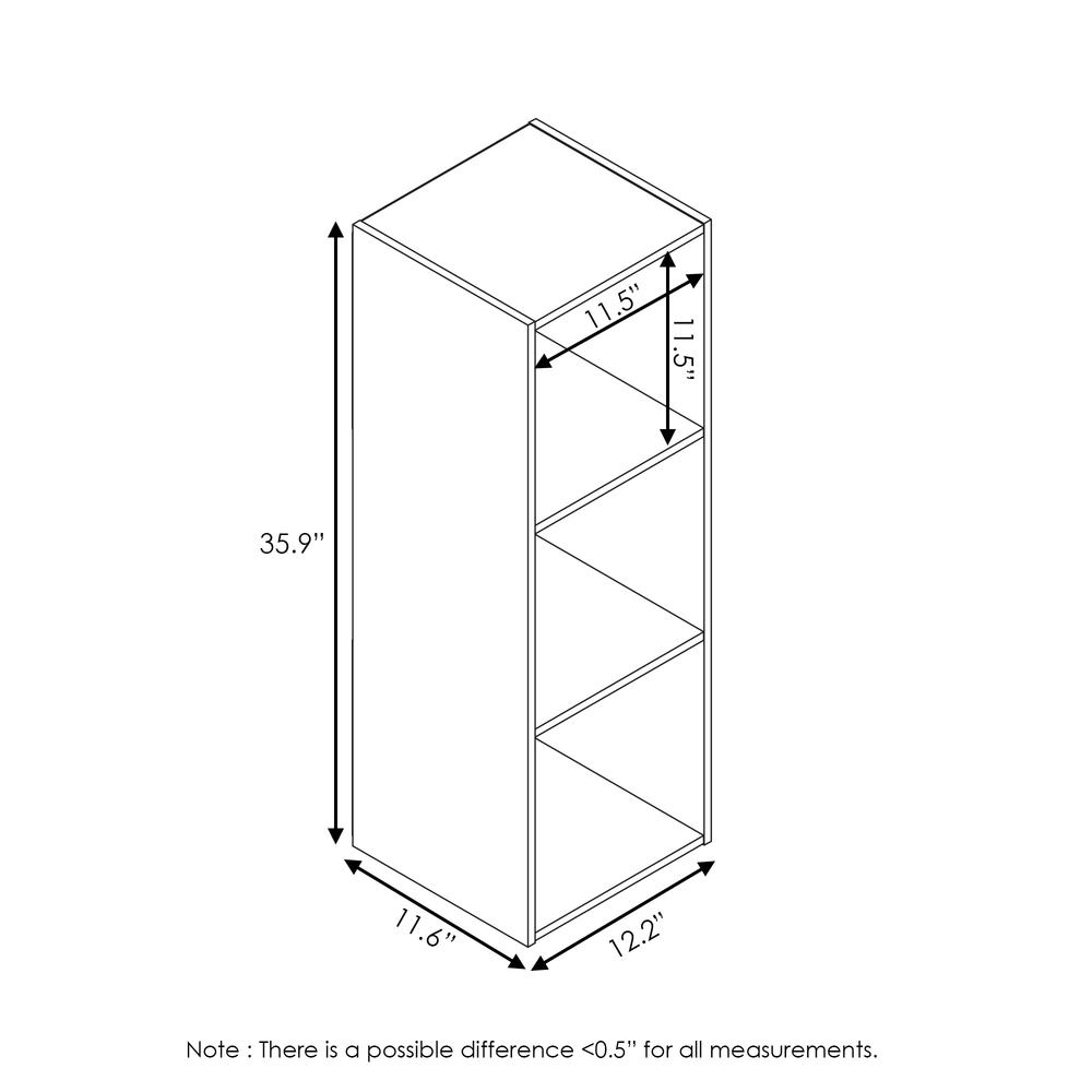 Pelli Cubic Storage Cabinet, 3x1, Espresso, 18050EX