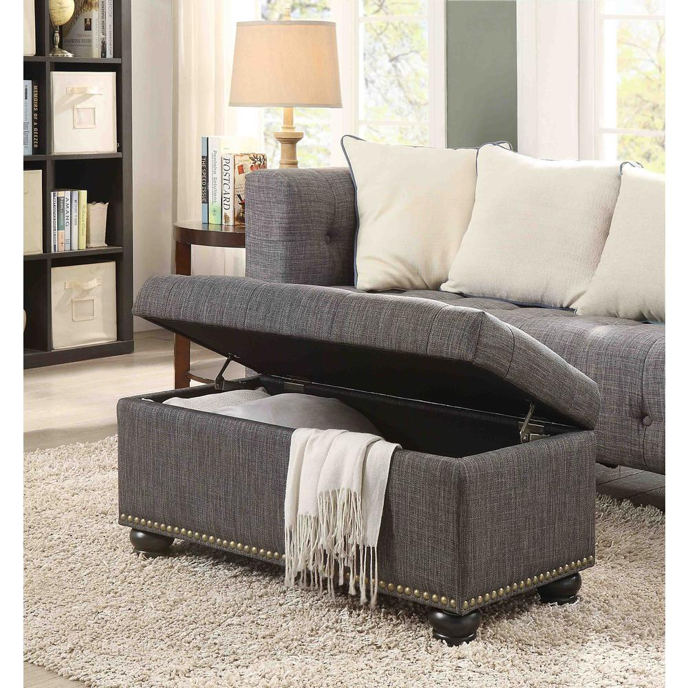 Designs4Comfort 7th Avenue Storage Ottoman Bench