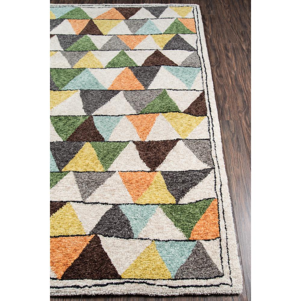 Modern Runner Area Rug, Multi, 2'3" X 8' Runner