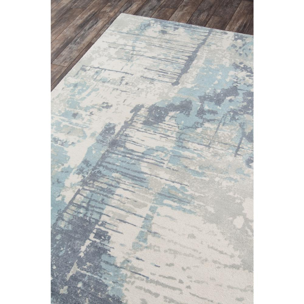 Casual Runner Area Rug, Blue, 2'3" X 8' Runner