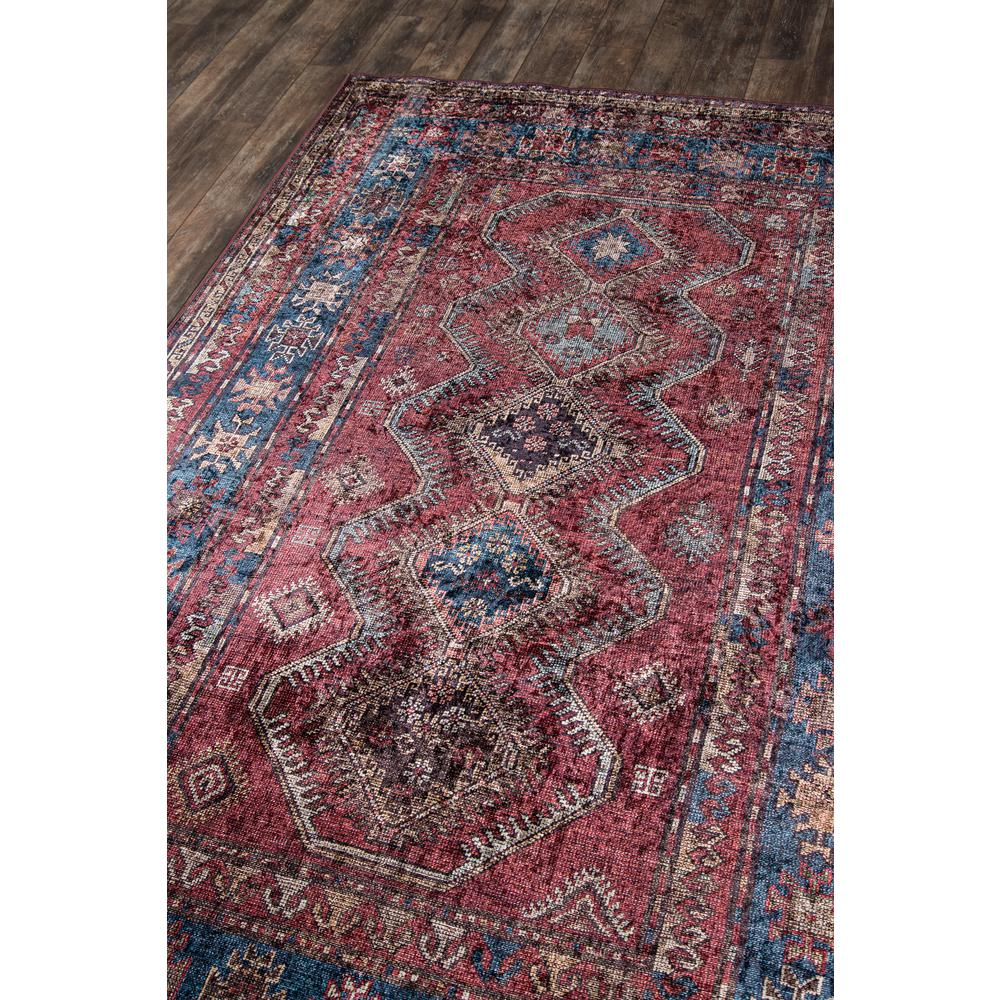Traditional Runner Area Rug, Burgundy, 2'3" X 8' Runner