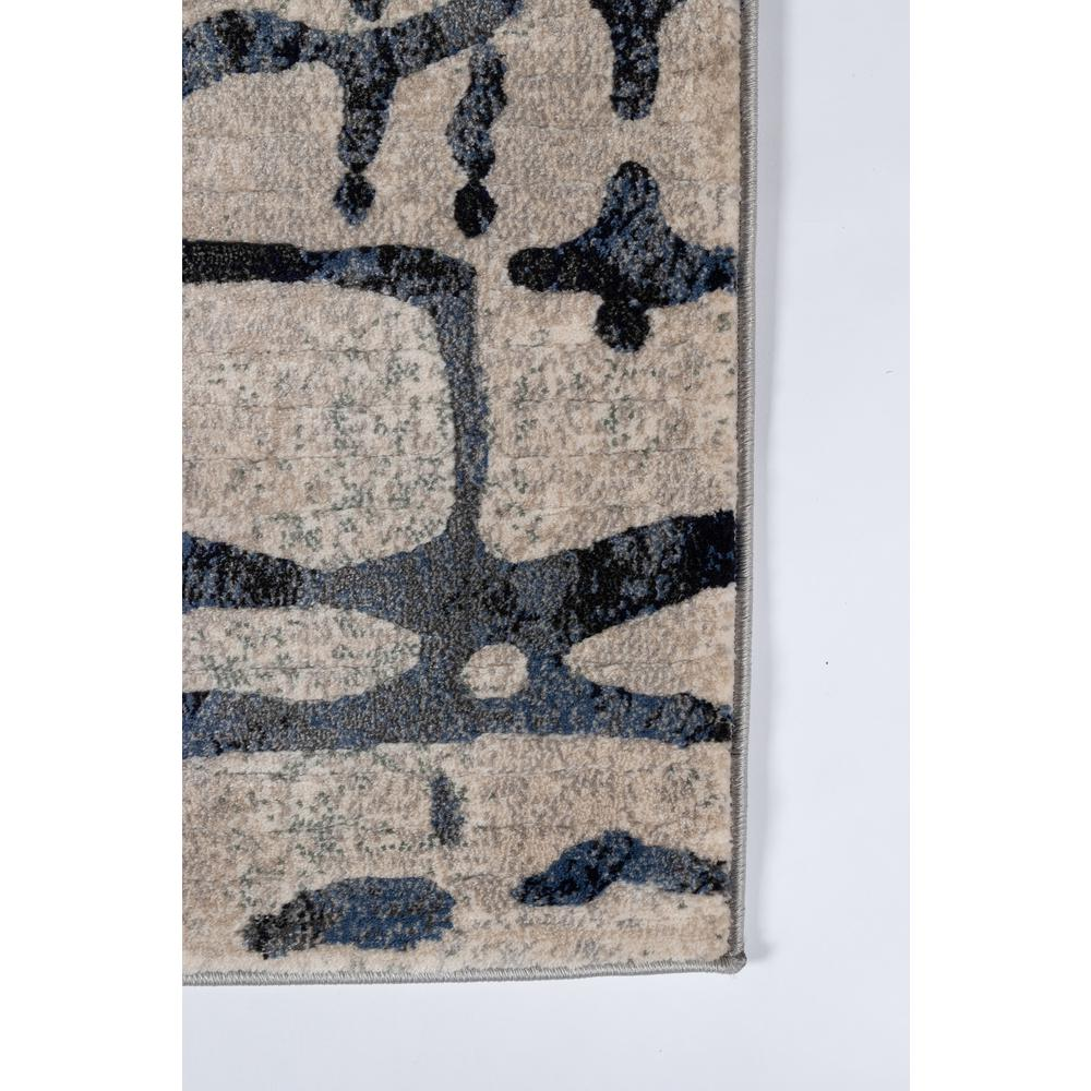 Contemporary Runner Area Rug, Grey, 2'3" X 7'6" Runner