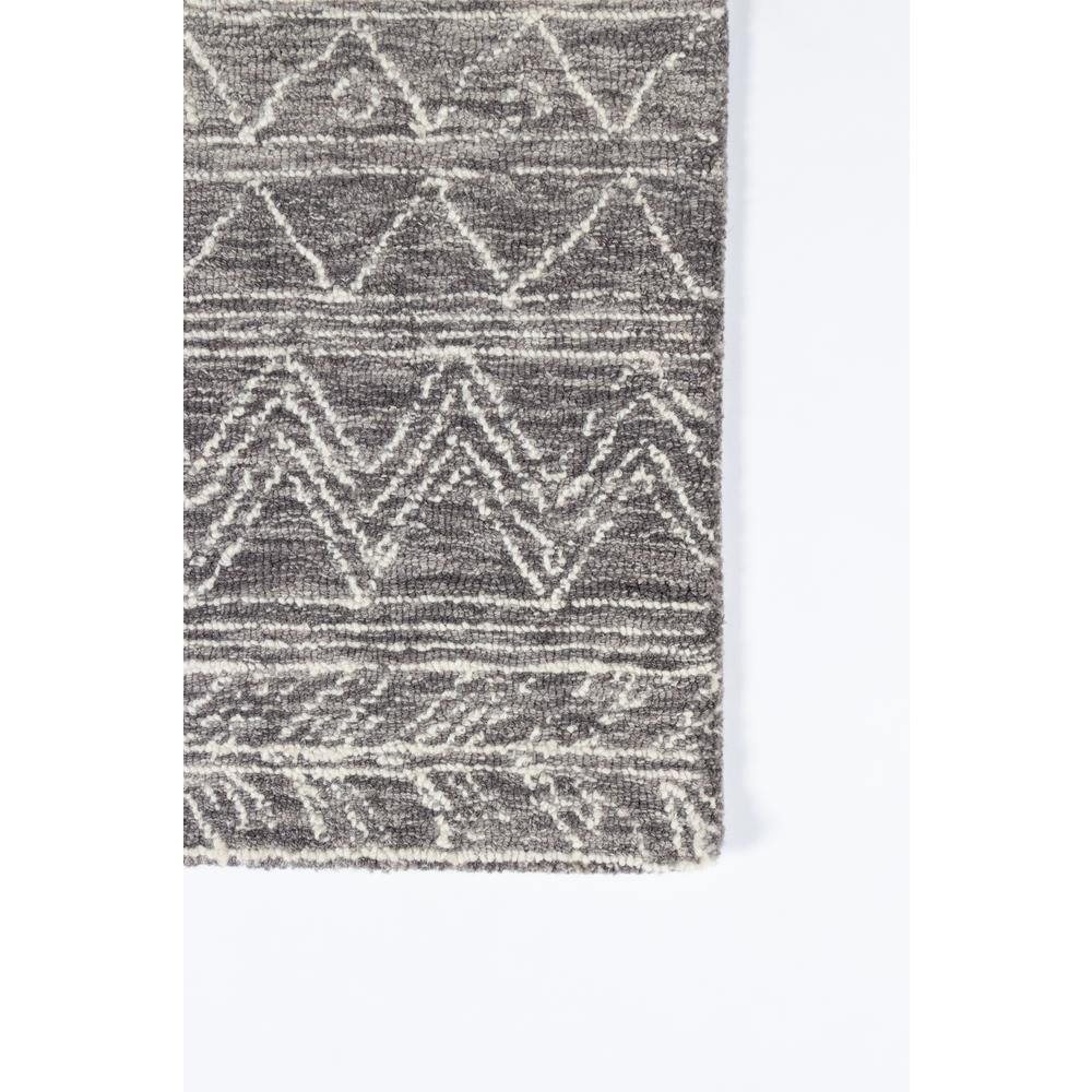 Contemporary Runner Area Rug, Grey, 2' X 8' Runner