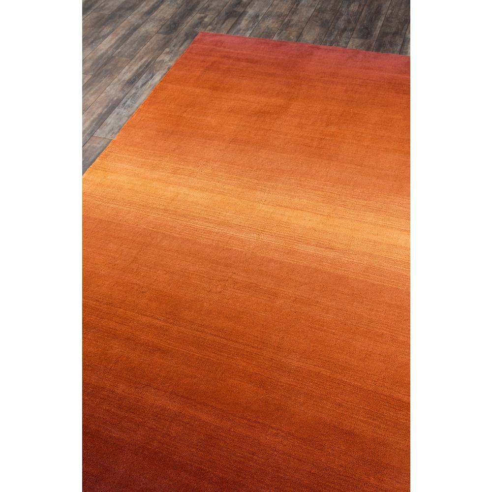 Contemporary Runner Area Rug, Paprika, 2'3" X 8' Runner