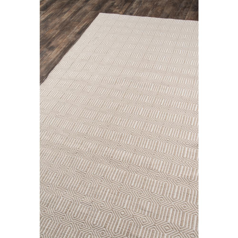 Contemporary Runner Area Rug, Beige, 2'3" X 8' Runner