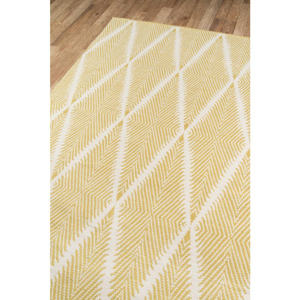 Contemporary Runner Area Rug, Citron, 2'3" X 8' Runner