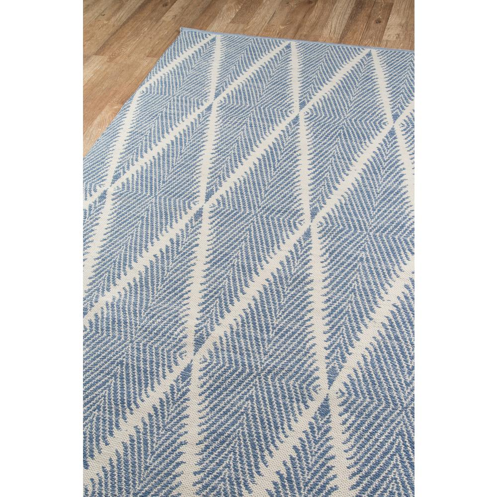 Contemporary Runner Area Rug, Denim, 2'3" X 8' Runner