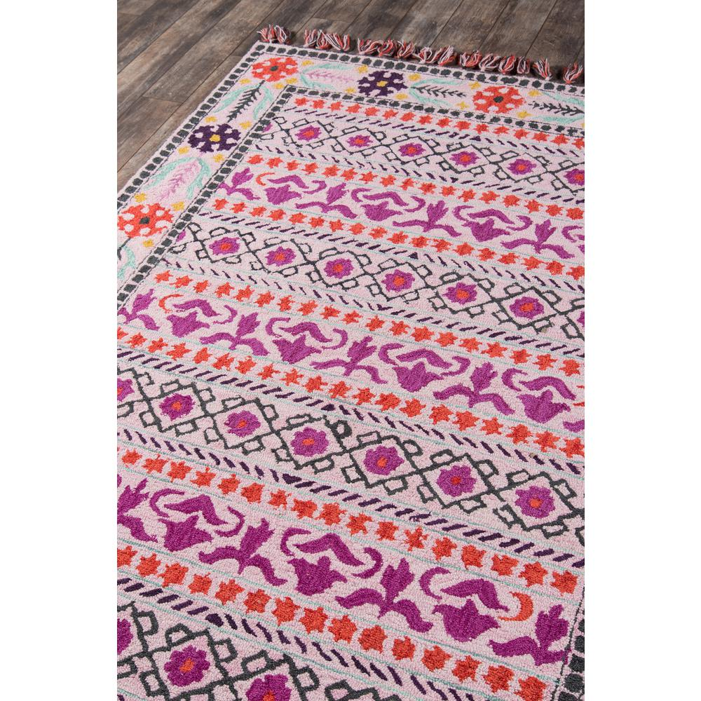 Transitional Runner Area Rug, Pink, 2'3" X 8' Runner
