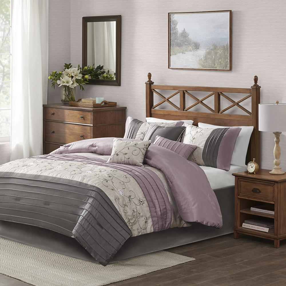 Embroidered 7 Piece Comforter Set