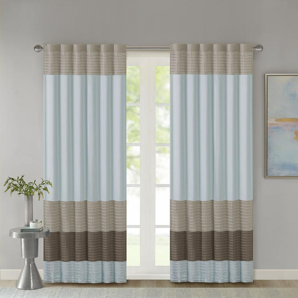Polyoni Pintuck Curtain Panel