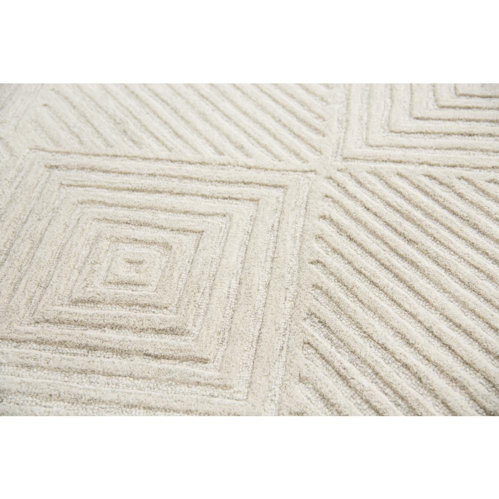 Hand Tufted Cut & Loop Pile Wool Rug, 10' x 13'