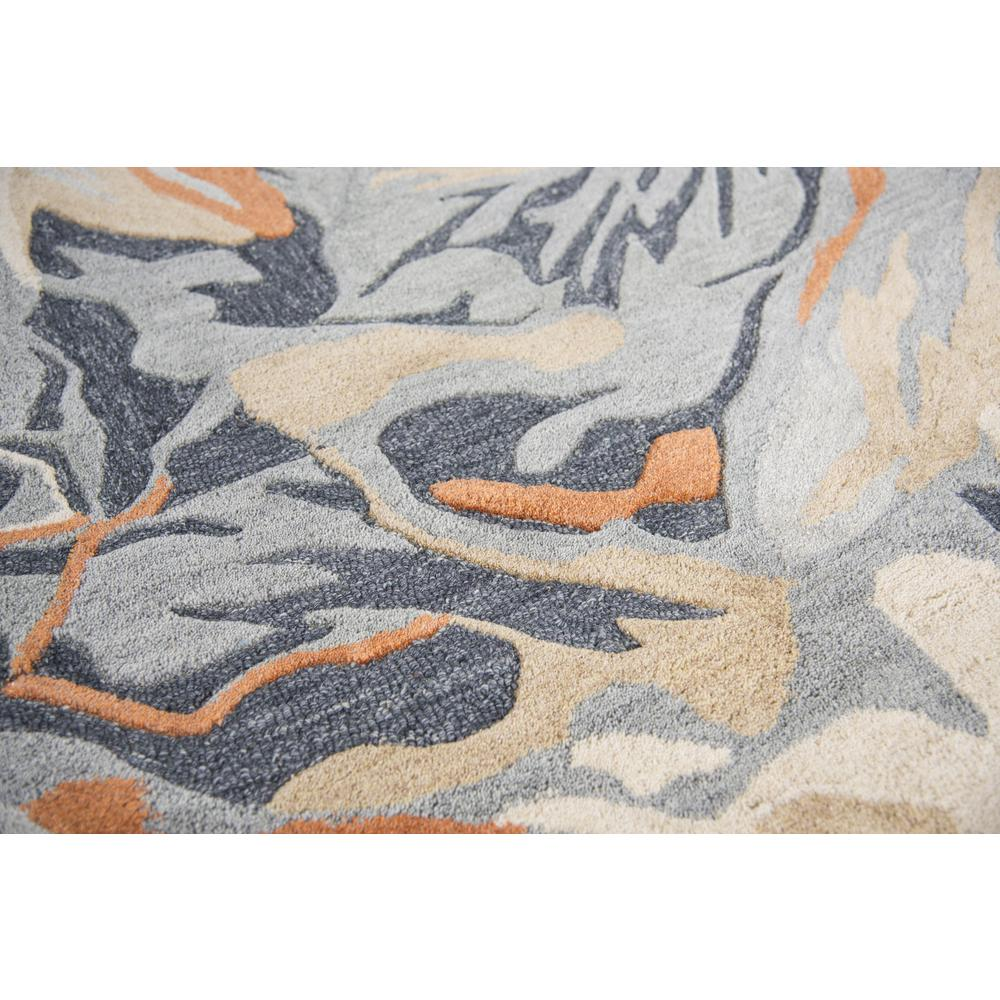 Hand Tufted Cut & Loop Pile Wool/ Viscose Rug, 9' x 12'