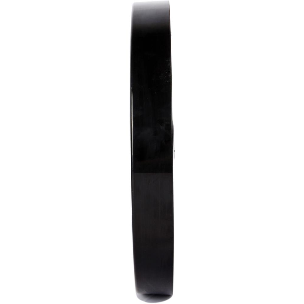 Victory Light Heavy-duty Silent Wall Clock - Black/Plastic Case, Gray