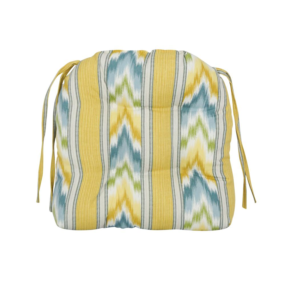 16-inch Spun Polyester Outdoor U-shaped Tufted Chair Cushion