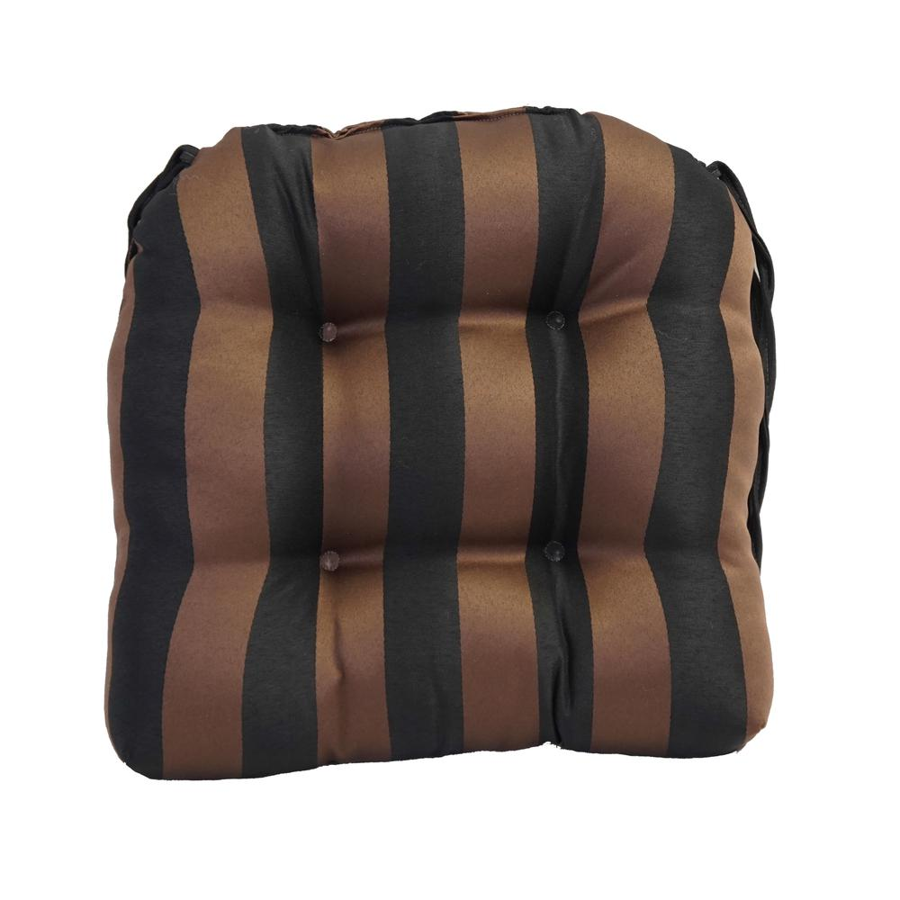 16-inch Spun Polyester Outdoor U-shaped Tufted Chair Cushion