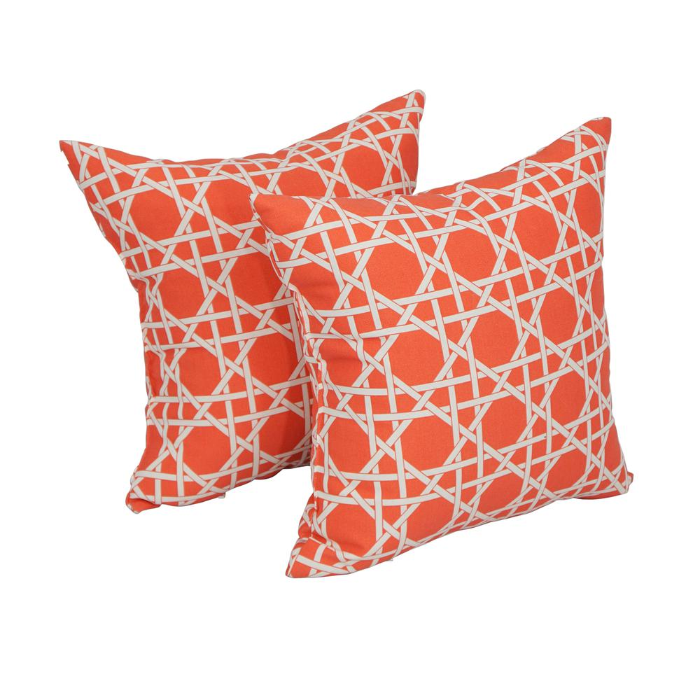 17-inch Square Polyester Outdoor Throw Pillows (Set of 2) 9910-S2-OD-111