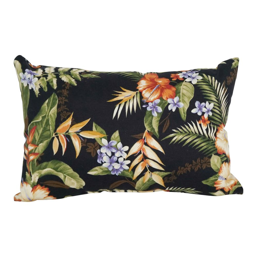 12 x 20-inch Rectangular Spun Poly Throw Pillows (Set of 2)  9911-S2-REO-12