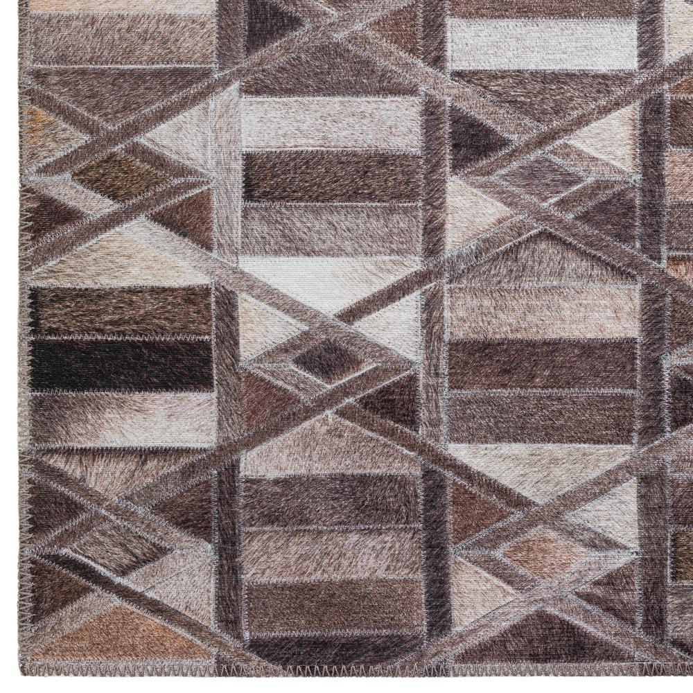 Laredo Gray Animal Patchwork 2'3" x 7'6" Runner Rug Gray ALR34