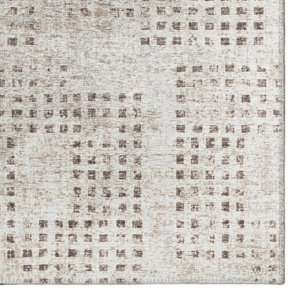 Eleanor Beige Contemporary Geometric 2'3" x 7'6" Runner Rug Beige AER31