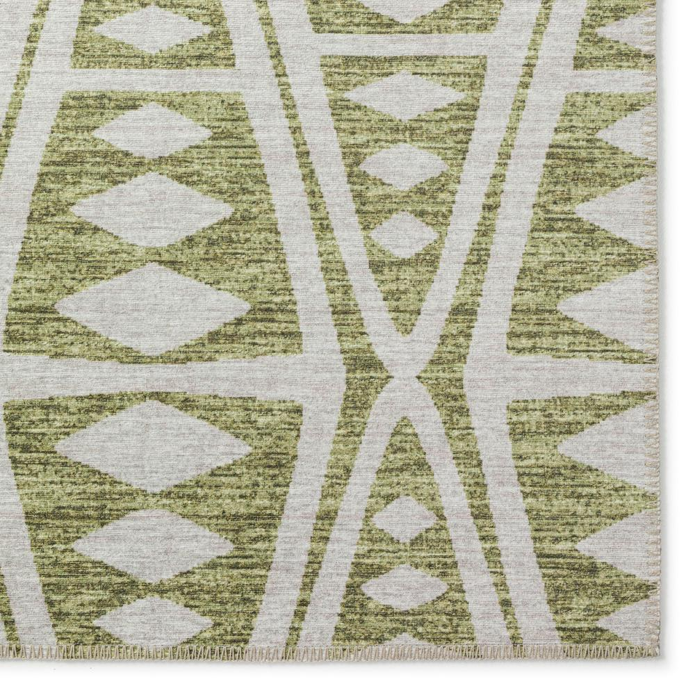 Yuma Olive Southwestern Southwest 2'3" x 7'6" Runner Rug Olive AYU36