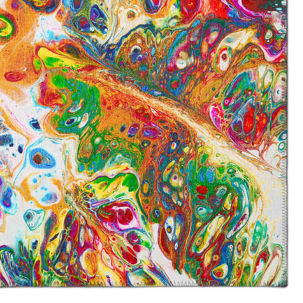 Karina Kaleidoscope Modern Abstract 3' x 5' Area Rug Kaleidoscope AKC31