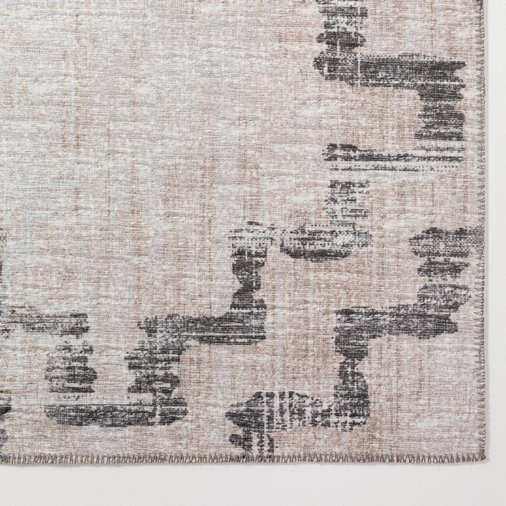 Yuma Taupe Transitional Trellis 3' x 5' Area Rug Taupe AYU45