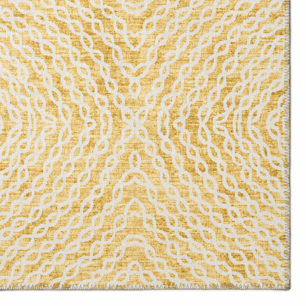 Bravado Gilded Transitional Geometric 5' x 7'6" Area Rug Gilded ABV33