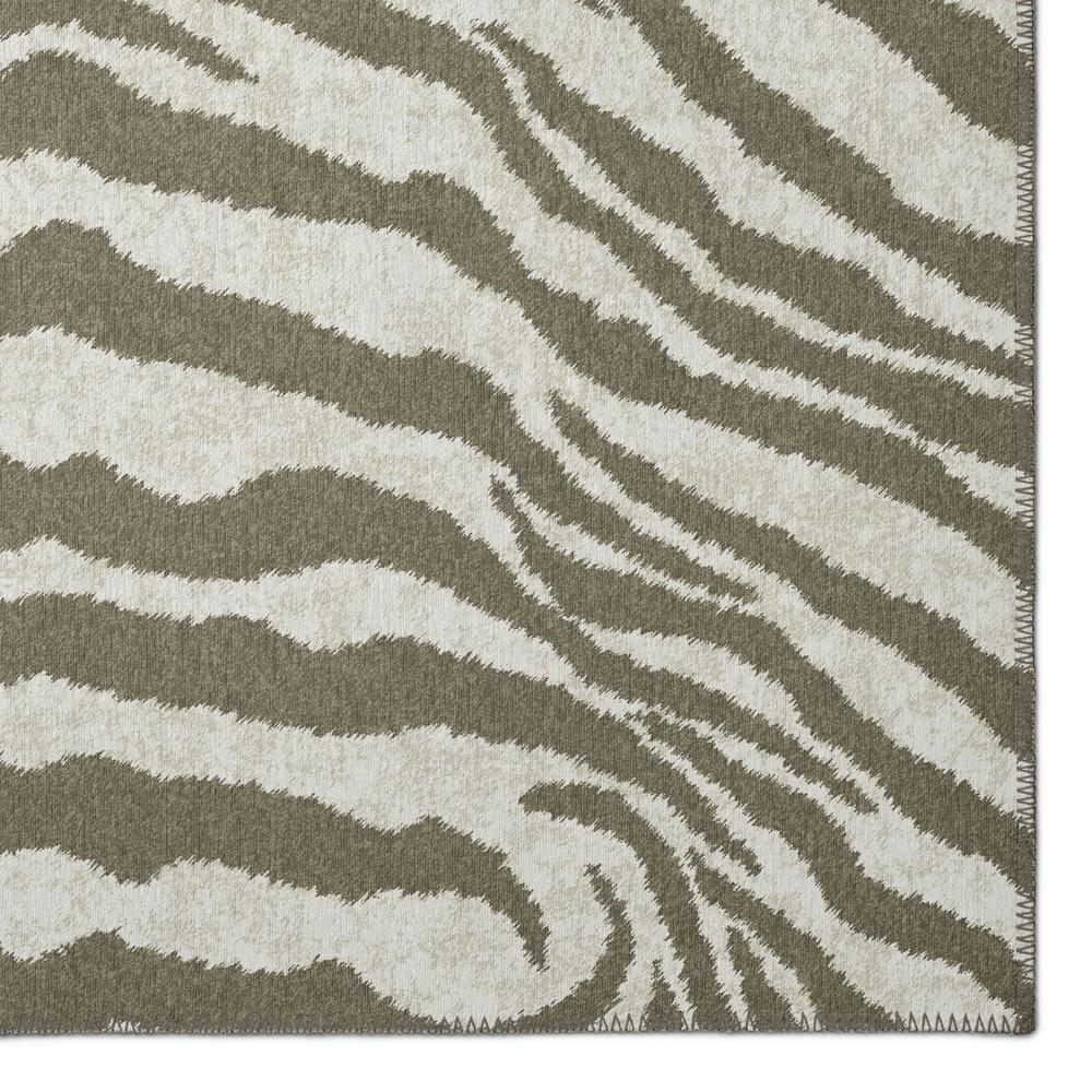 Safari Taupe Animal Animal Print 5' x 7'6" Area Rug Taupe ASF31