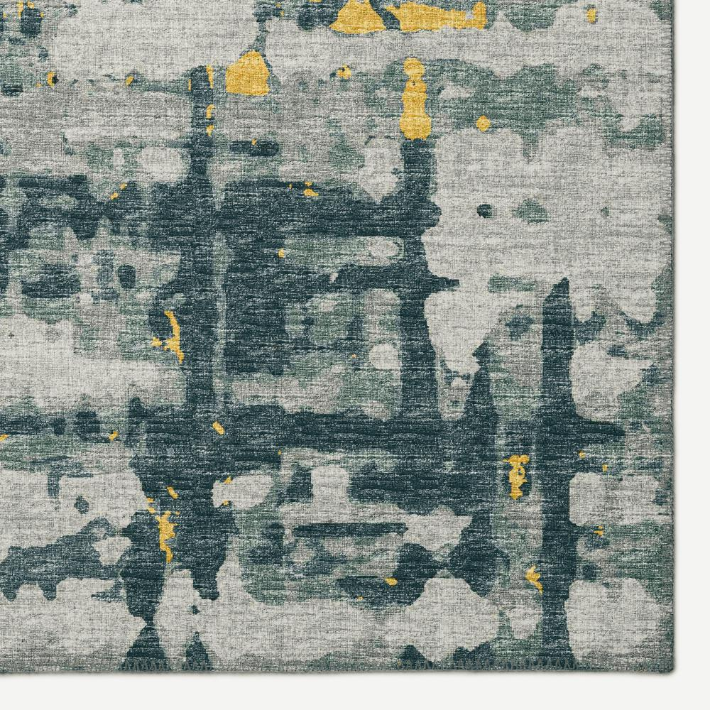 Bravado Gilded Contemporary Abstract 8' x 8' Area Rug Gilded ABV35
