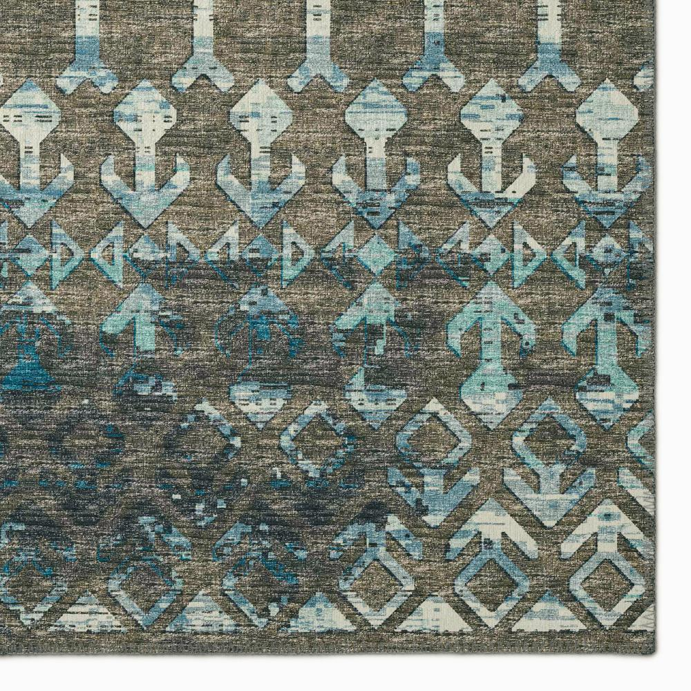 Bravado Mink Transitional Aztec/Incan 8' x 8' Area Rug Mink ABV38