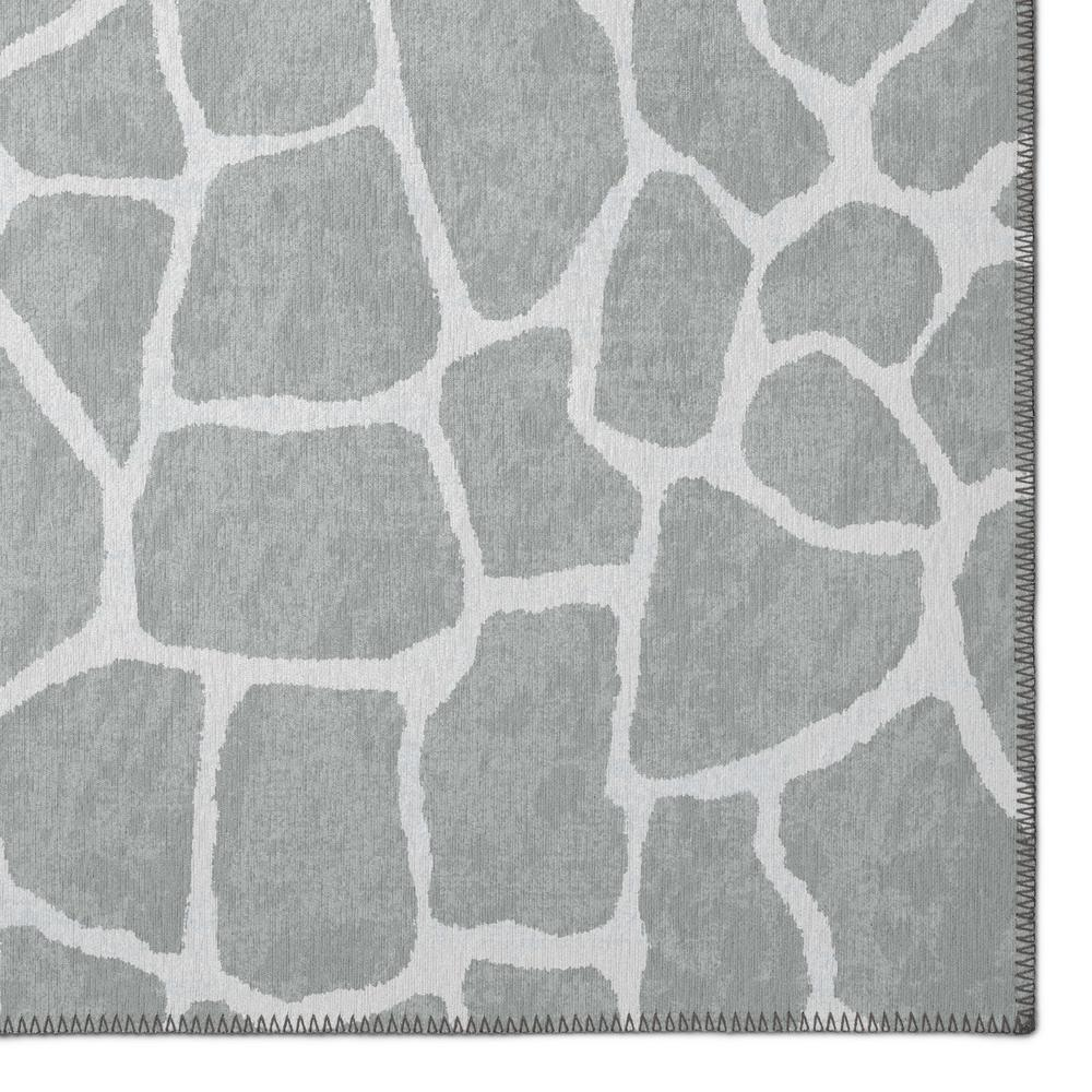 Safari Grey Animal Animal Print 8' x 8' Area Rug Grey ASF34