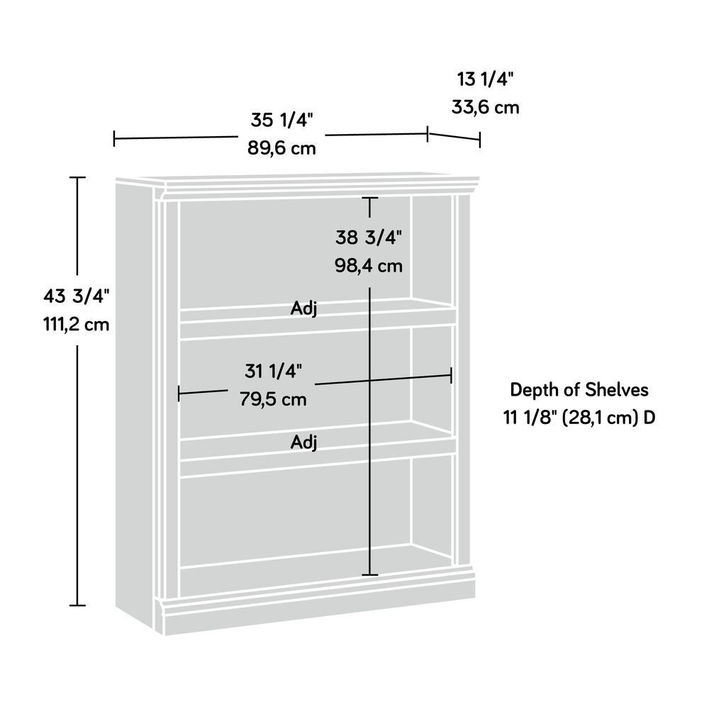 Miscellaneous Storage Bookcase, Select Cherry finish