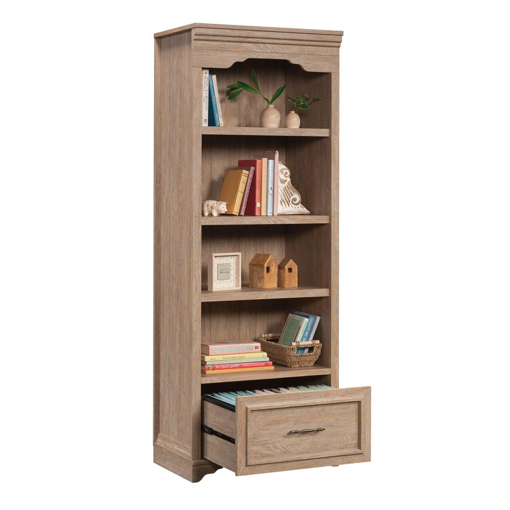 Rollingwood Commercial Office Bookcase, Brushed Oak finish