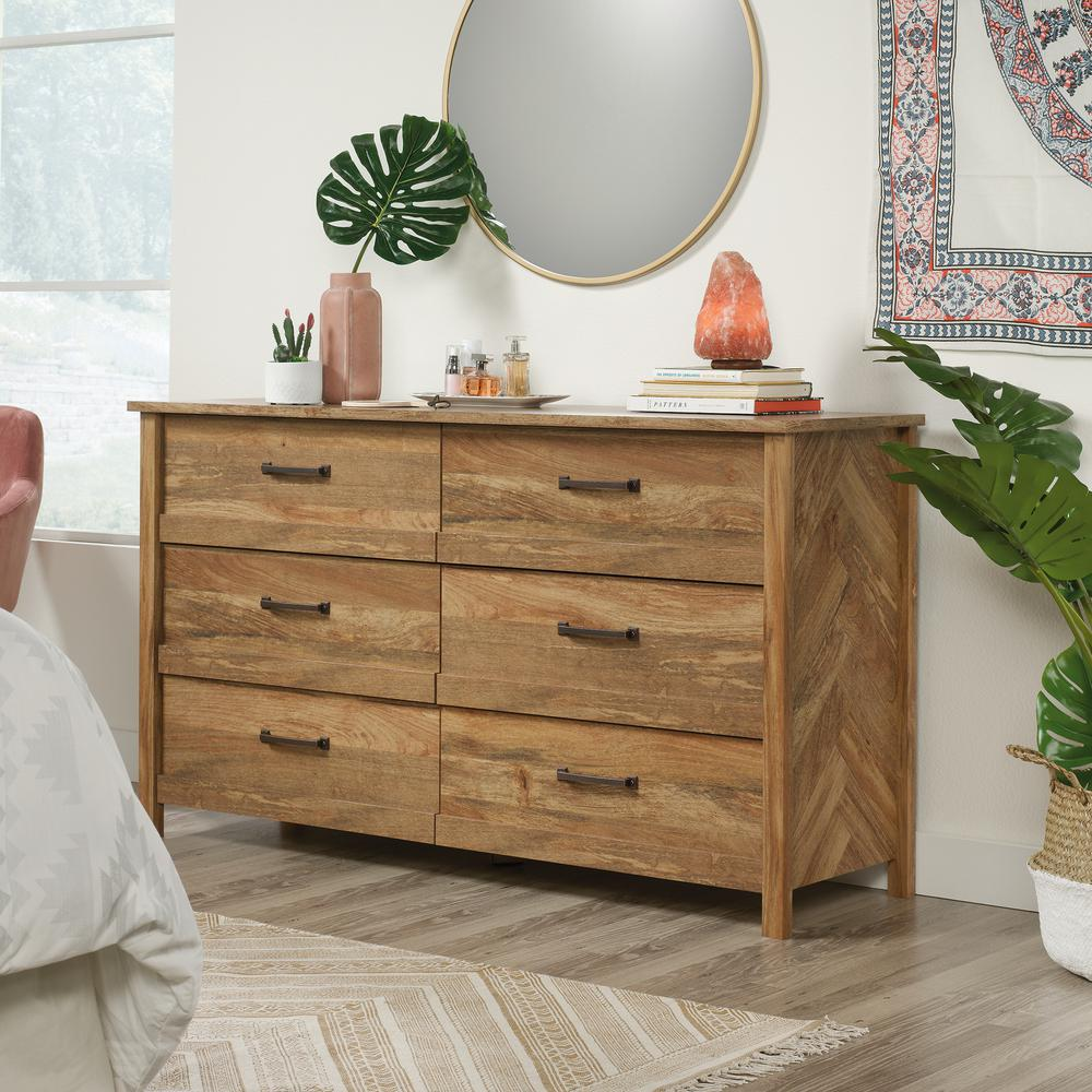 Cannery Bridge 6-Drawer Dresser, Sindoori Mango Finish