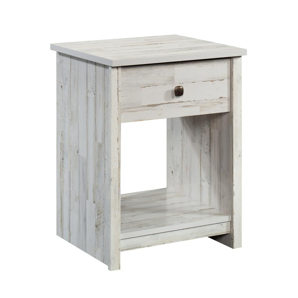 River Ranch Night Stand, White Plank finish