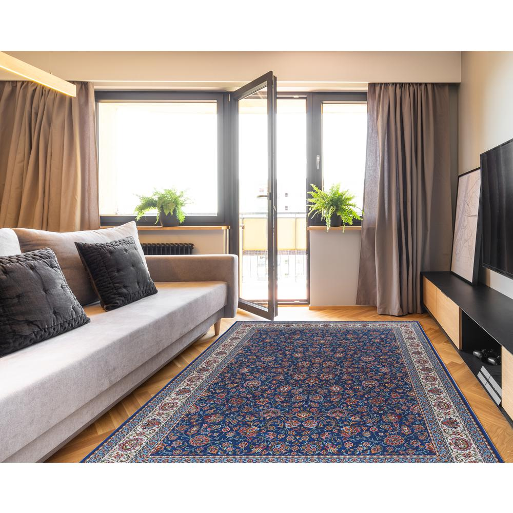 Emerald Ritchie Blue & Ivory 6.7x9.7, Rug