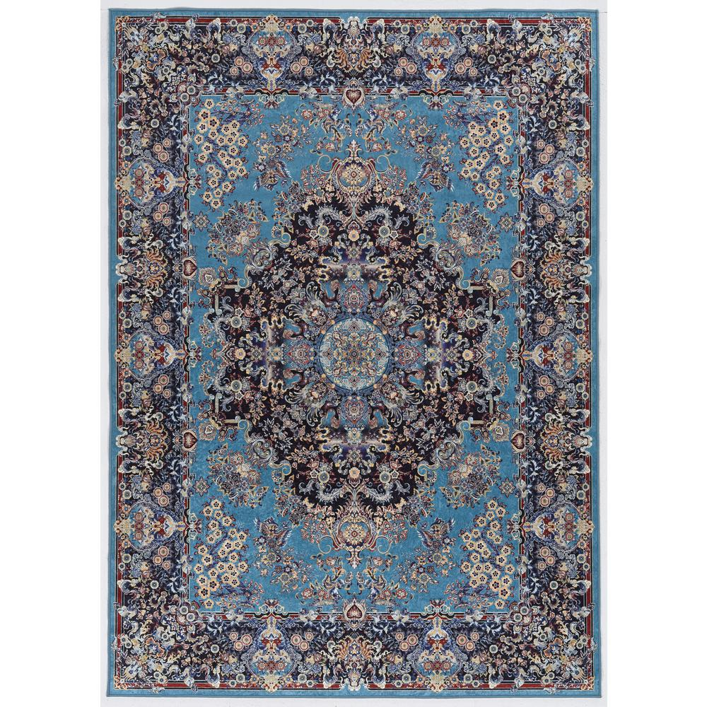 Emerald Martin Blue & Navy 6.7x9.7, Rug