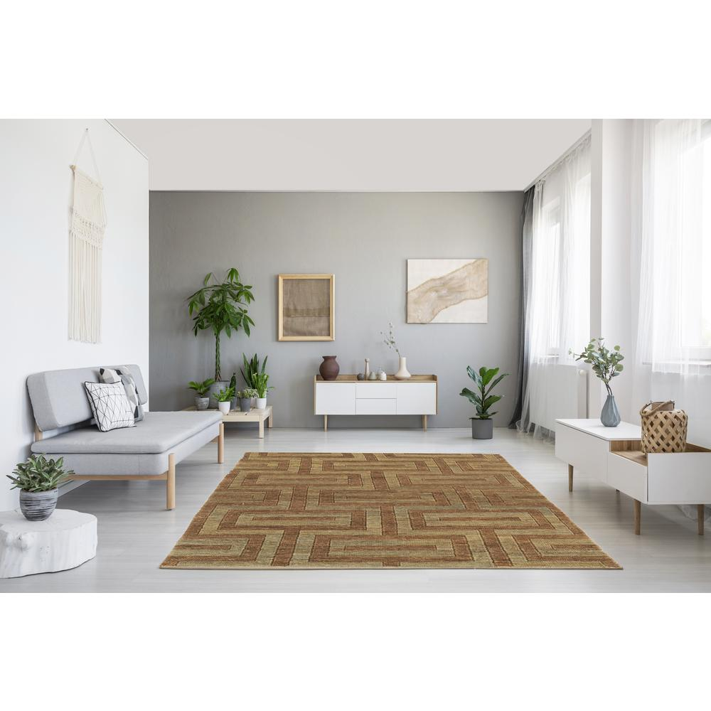 Soumak Beige & Russet 8x11, Rug