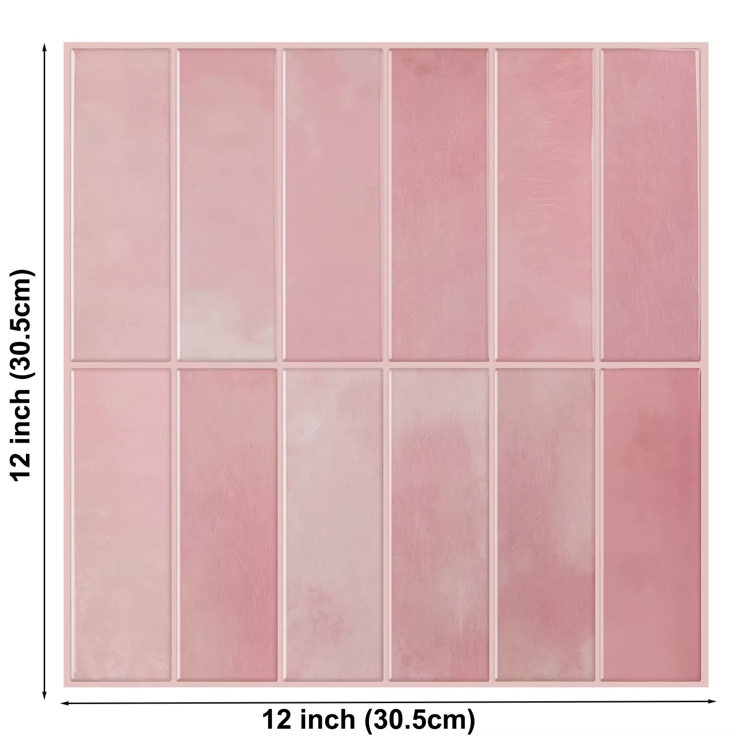 Heat-Resistant Anti-Mold 3D Peel and Stick Kitchen Backsplash Tile Stickers