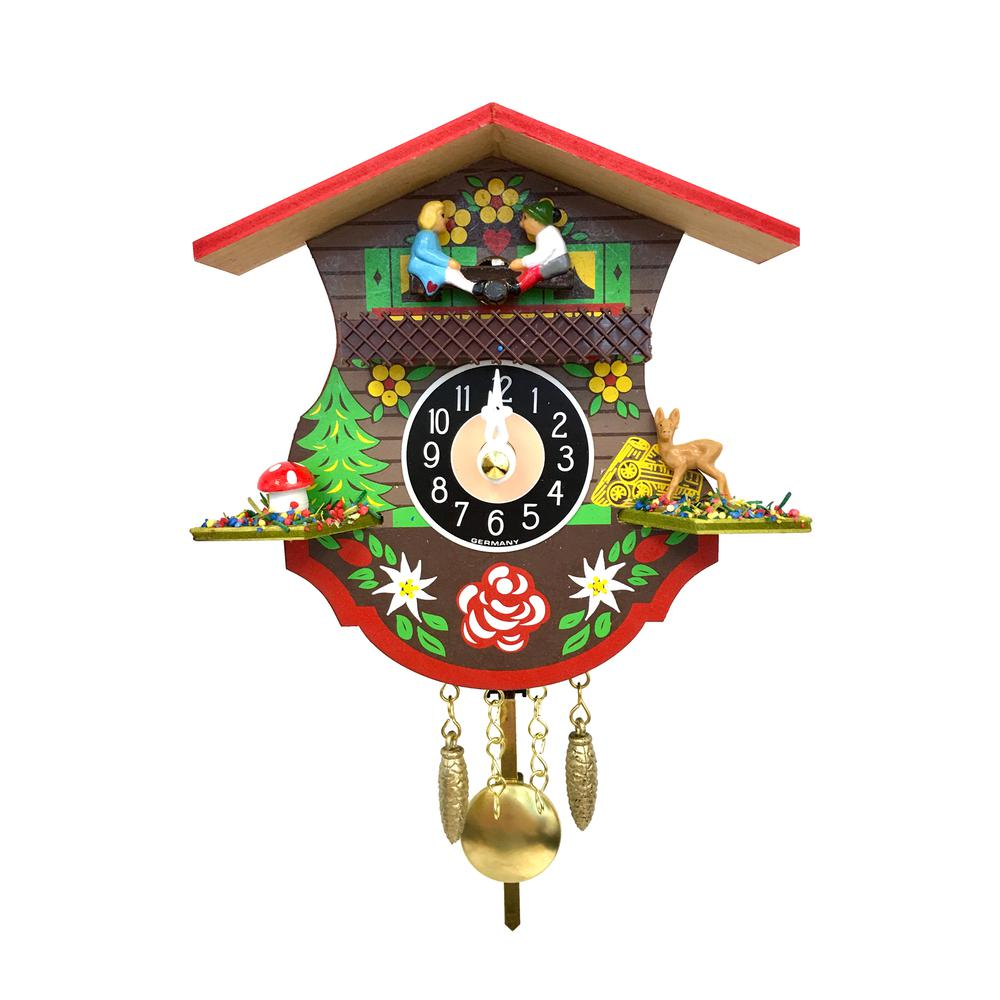 Battery-Operated Clock - Mini Size With Music/Chimes