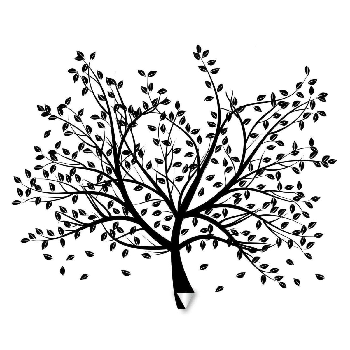 Peel and Stick Tree Wall Decal – German Polymeric Vinyl Nature Sticker