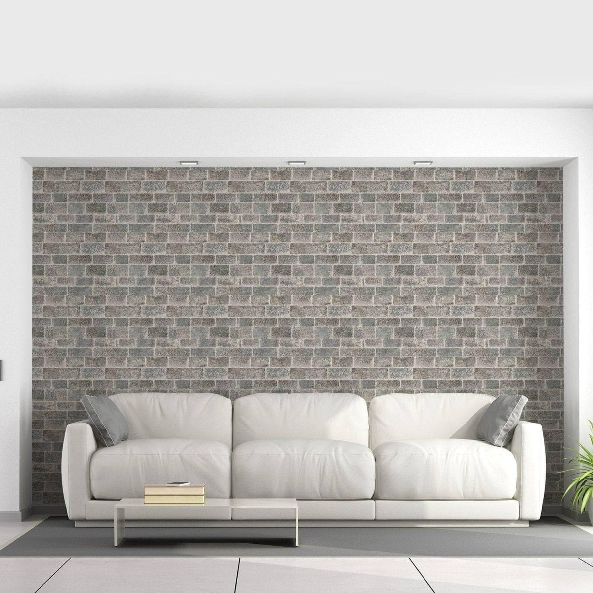 Peel and Stick Wall Mural – Brick Design Wallpaper for Modern Interior Spaces