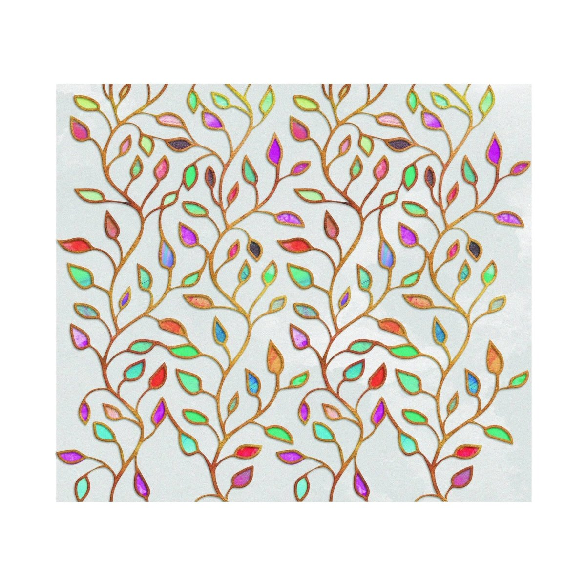 Leaf Peel and Stick Window Privacy Film – Frosted Vinyl Glass Decal