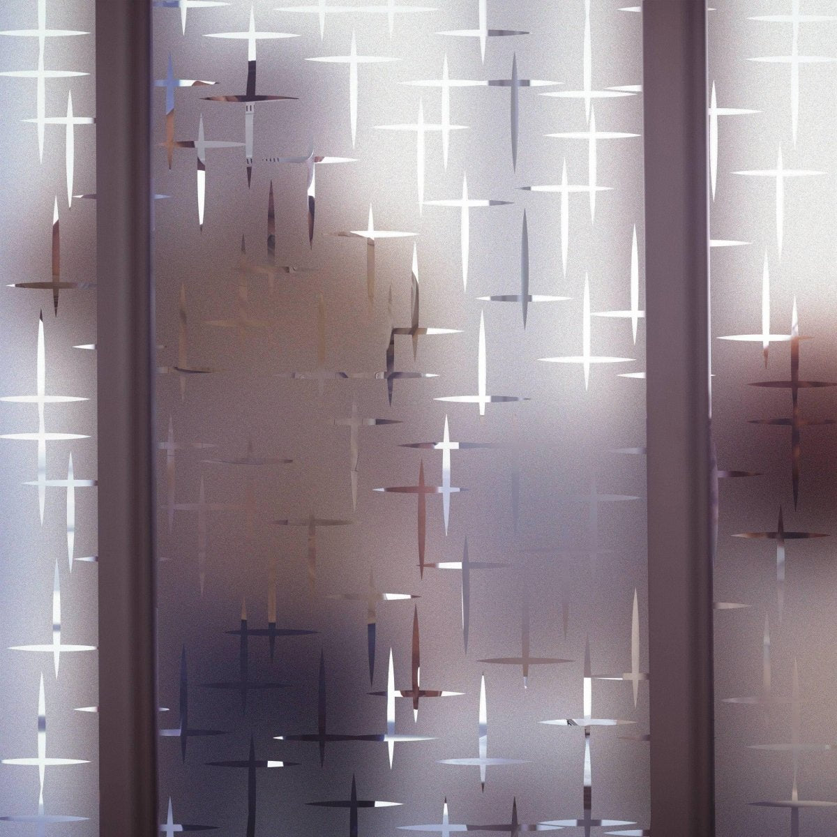 Chic Privacy Film - Trendy Vinyl Window Decal Sticker