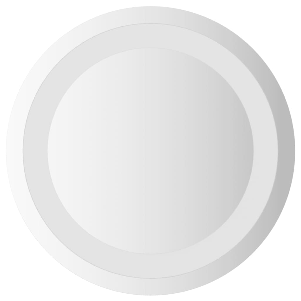 vidaXL LED Bathroom Mirror Transparent Glass Medium LED Bathroom Mirror