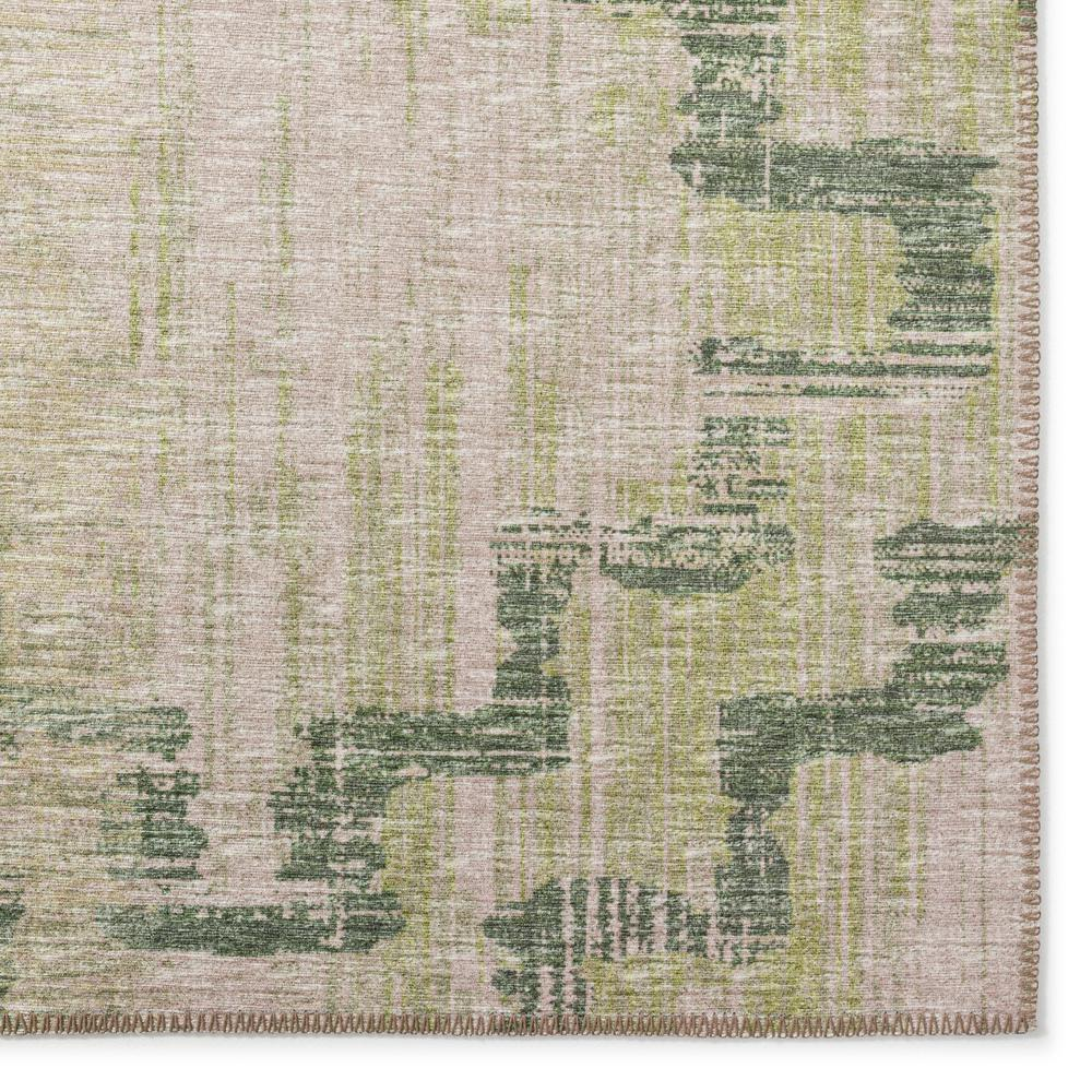 Yuma Green Transitional Trellis 1'8" x 2'6" Accent Rug Green AYU45